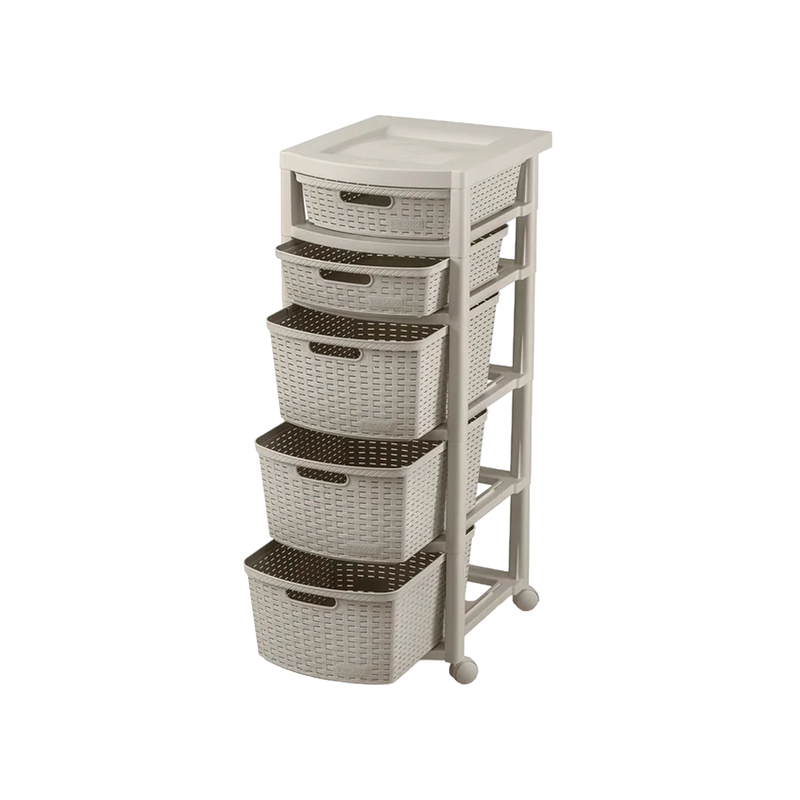 CAJONERO SHIA 5G TAUPE RIMA