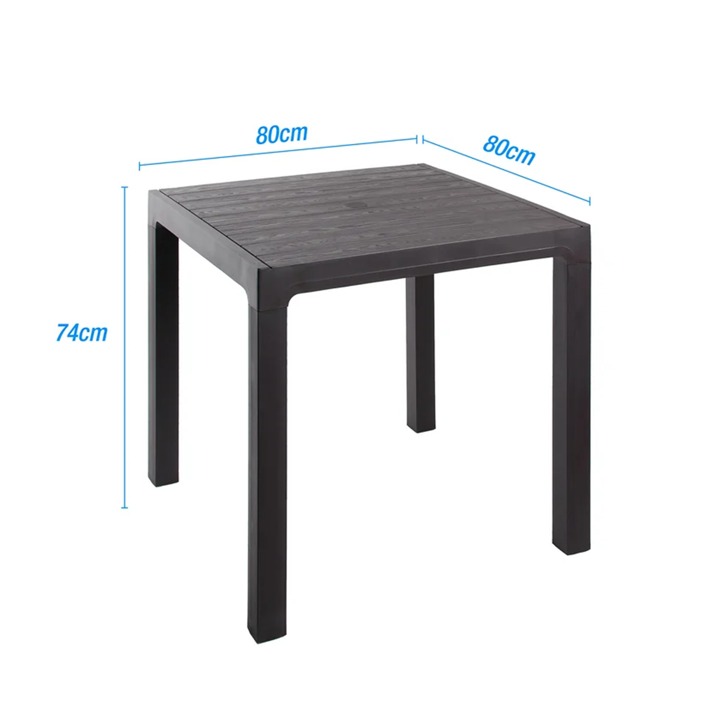 MESA MONTANA WENGUE PLASTICOS MQ