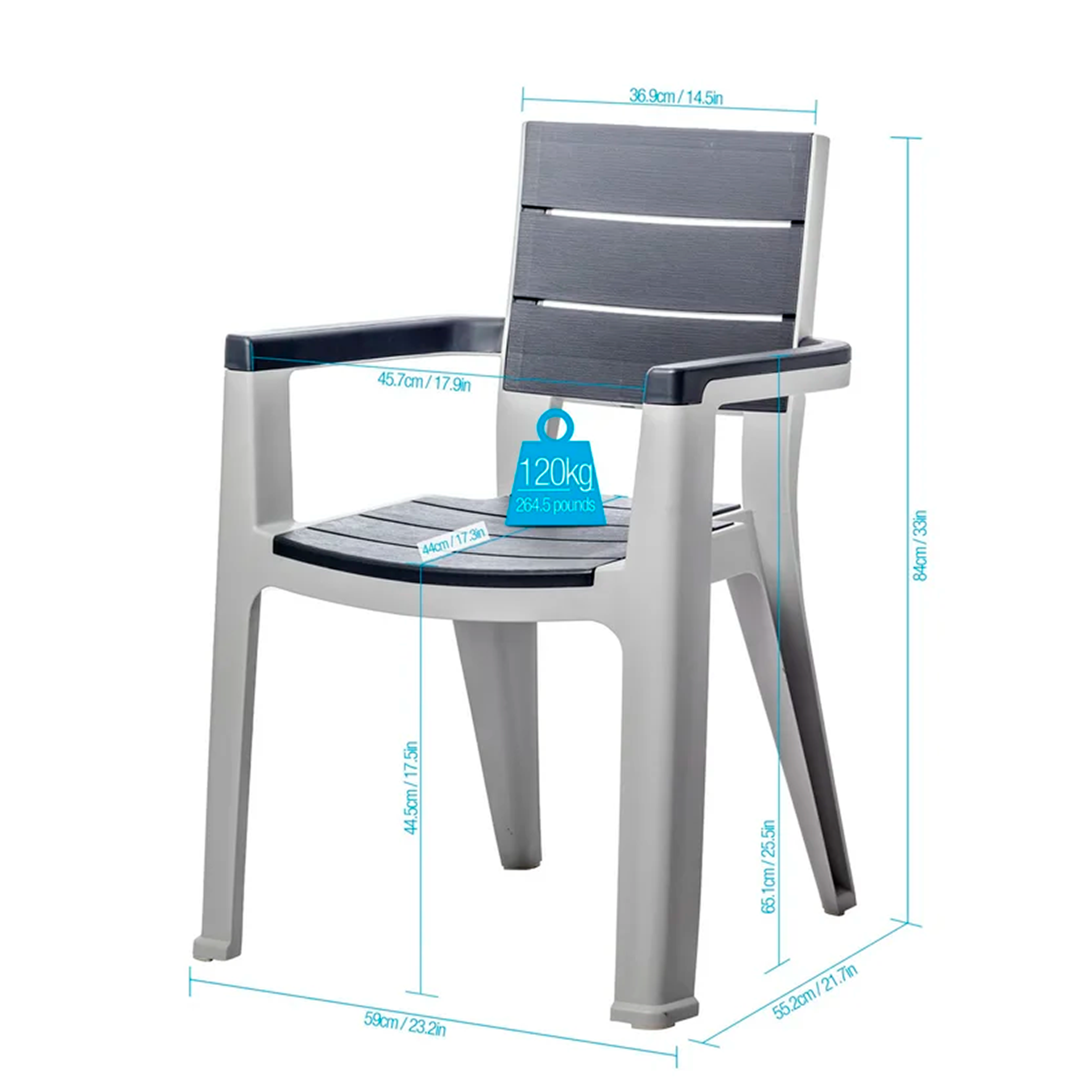 SILLA MADEIRA CUARZO MQ