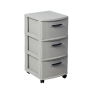CAJONERO CROCHET 3 NIV-GRIS PLASTICOS MQ