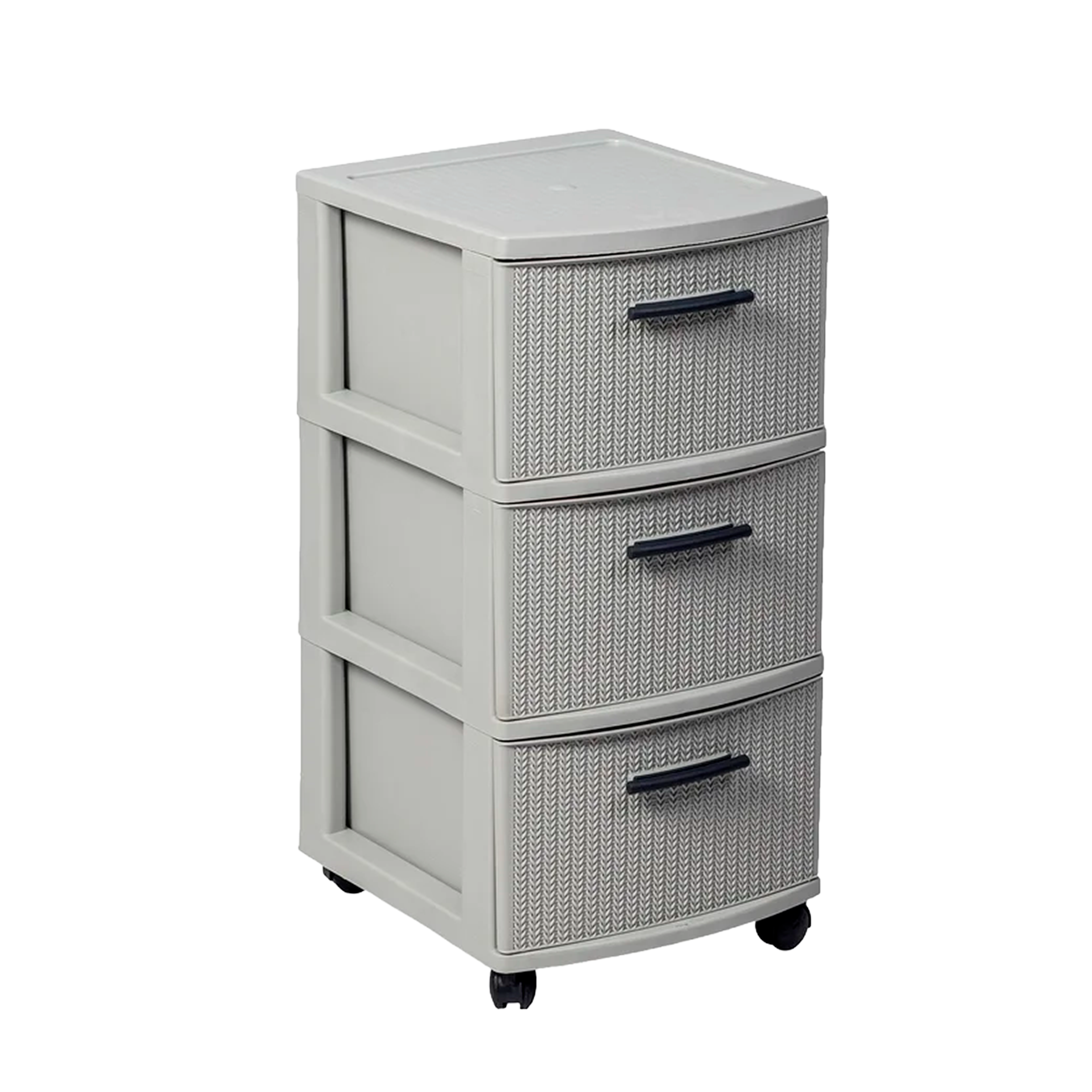 CAJONERO CROCHET 3 NIV-GRIS PLASTICOS MQ