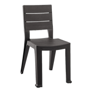 SILLA MADEIRA S/BRAZS WENGU PLASTICOS MQ