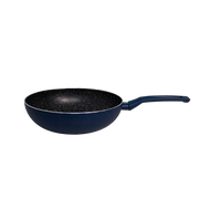 WOK ILKO 28CM GRANITO NAVY