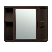 GABINETE DE BAÑO CON ESPEJO WENGE RIMAX