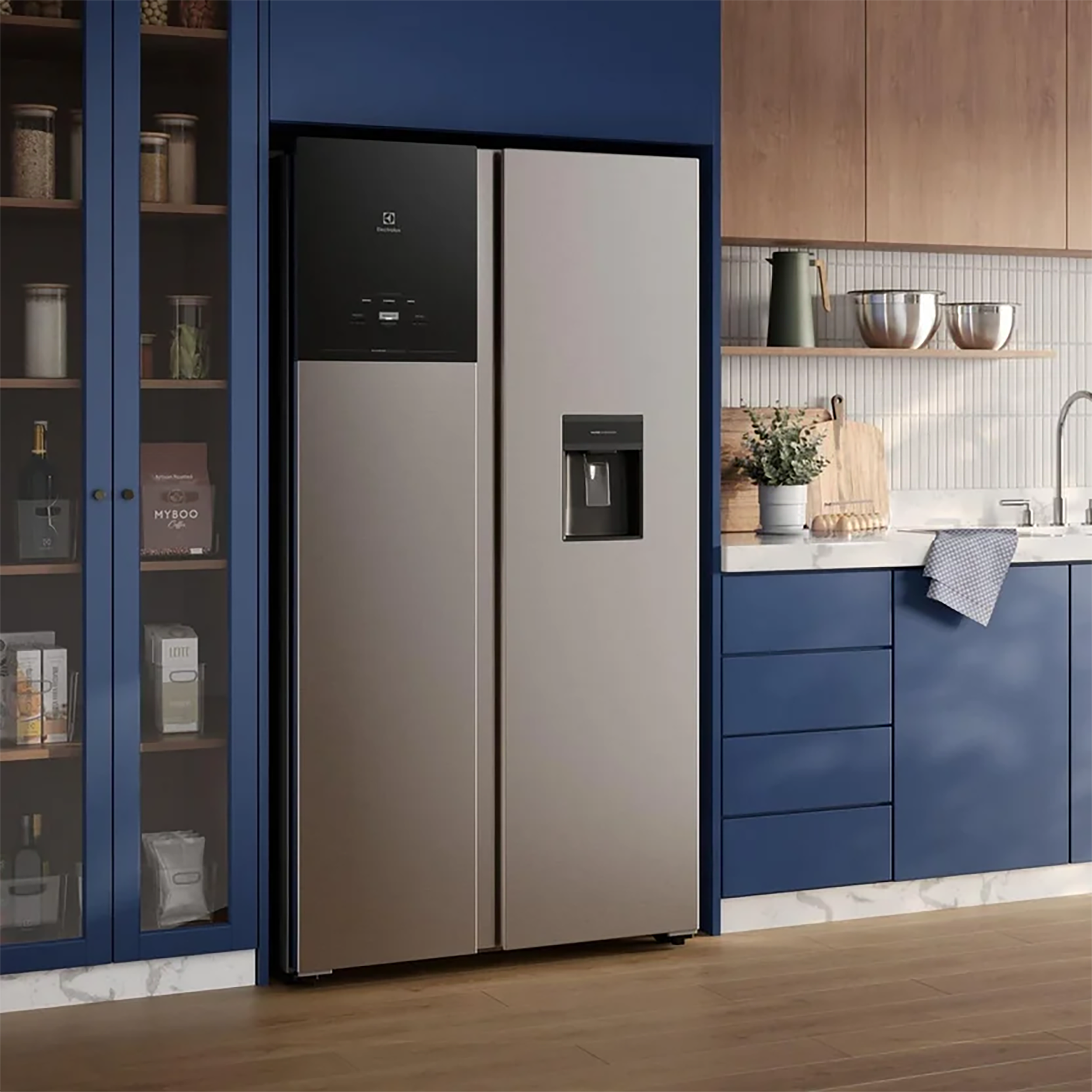 Nevecón Electrolux No Frost 522L Inverter AutoSense Gris ERS53F3C5CI