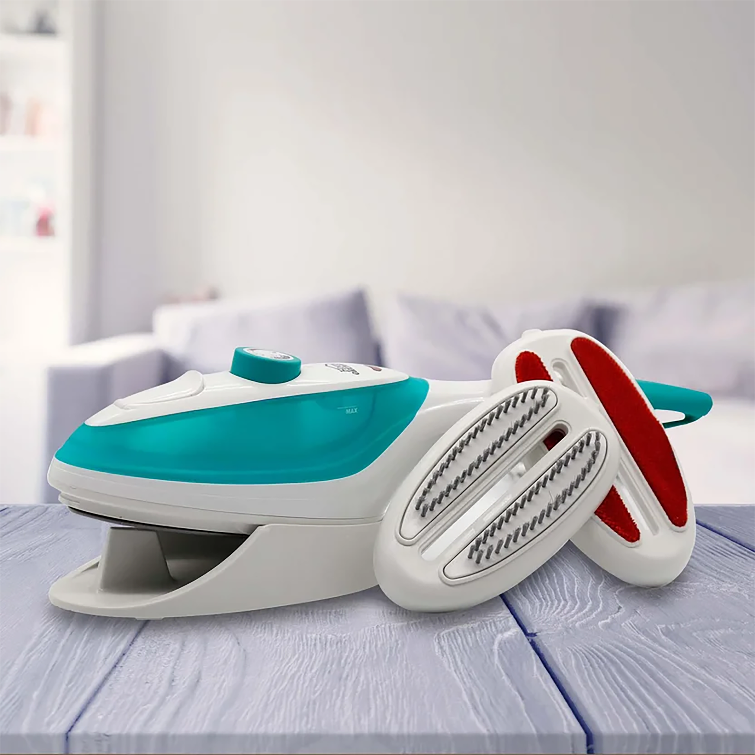 PLANCHA A VAPOR VERTICAL Y ACCESORIOS HE