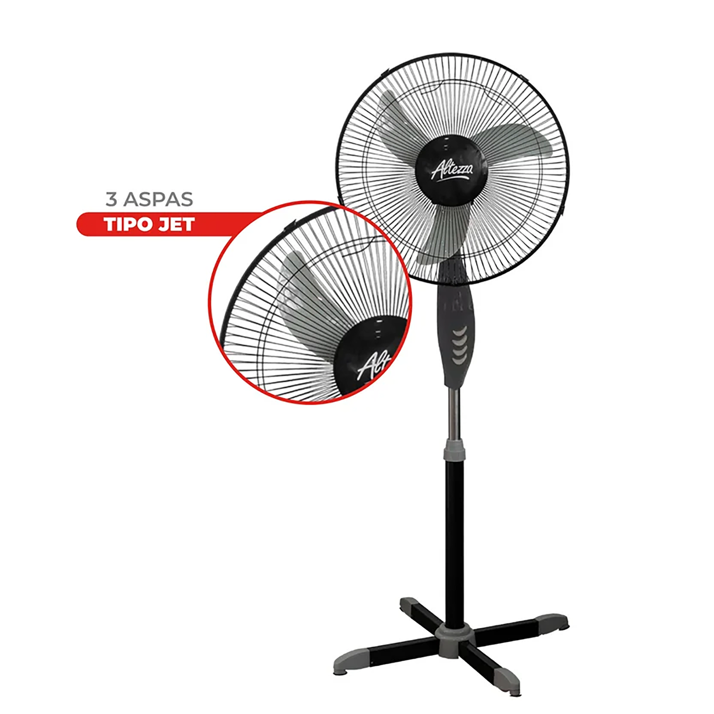 VTDOR ALTEZZA 16" CJX1 TIBURON NEGRO