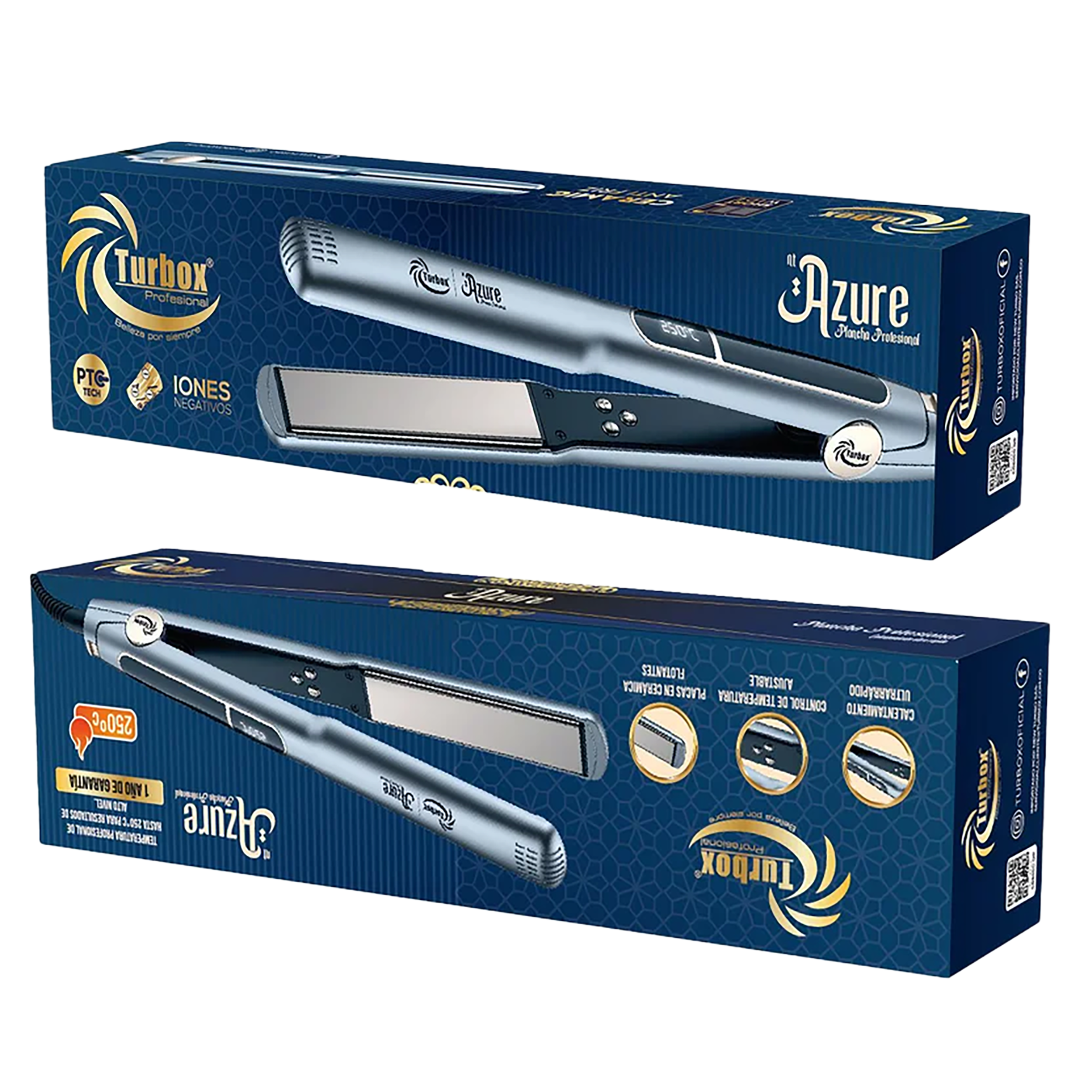 PLANCHA NT AZURE TURBOX 250°