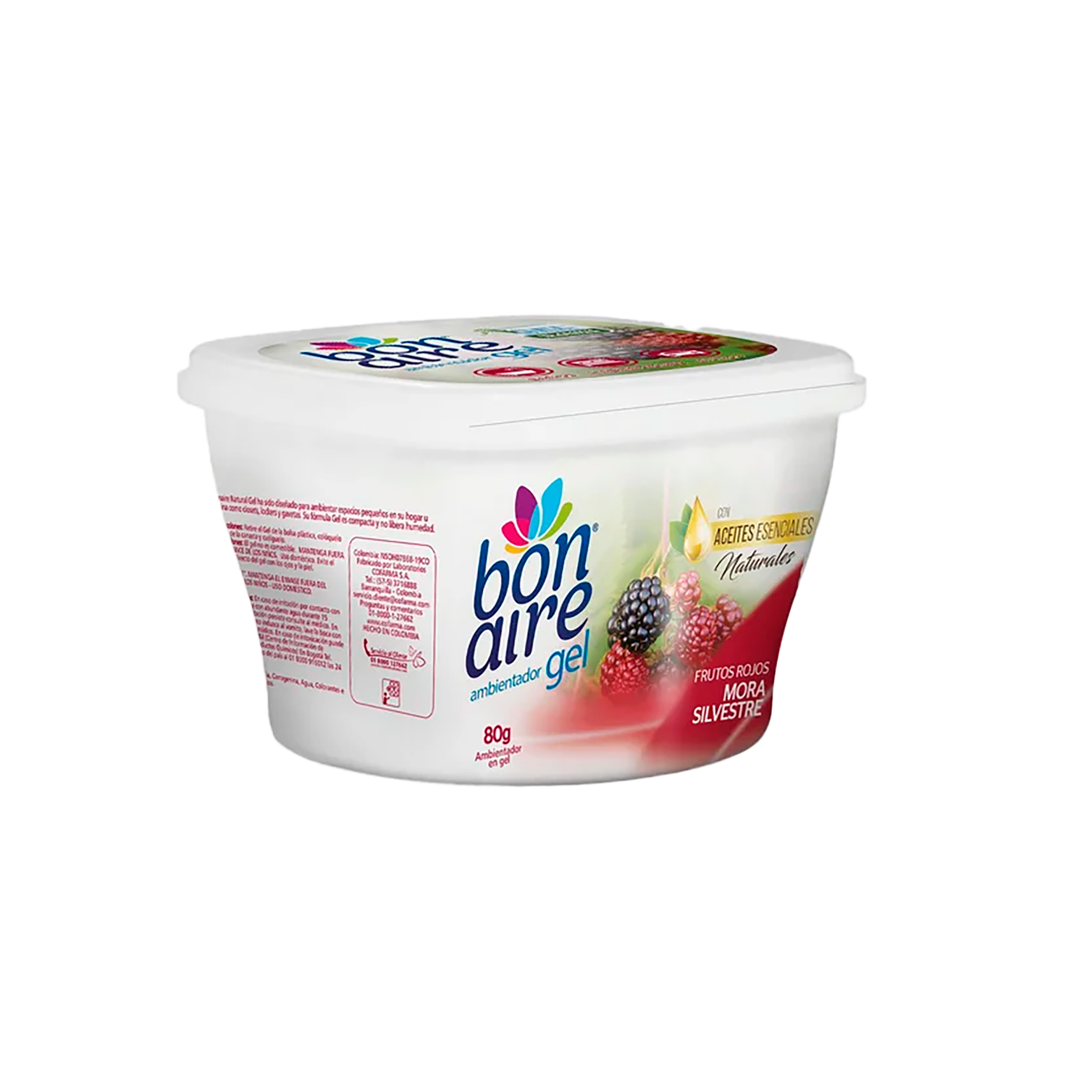 BONAIRE GEL FRUTOS ROJOS MORA SILVESTRE 80G