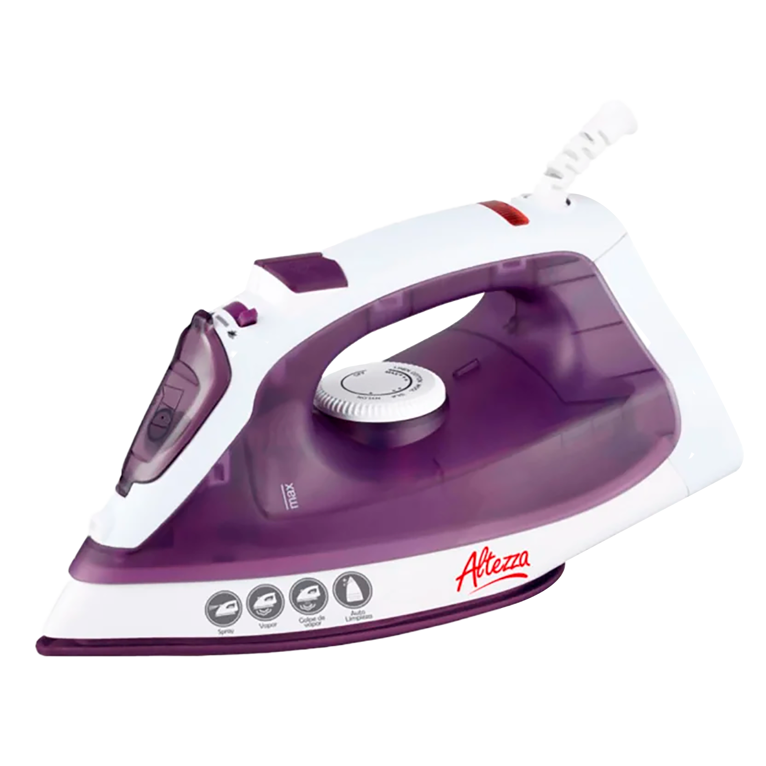 PLANCHA ALTEZZA VAPOR Y SECA MORADO