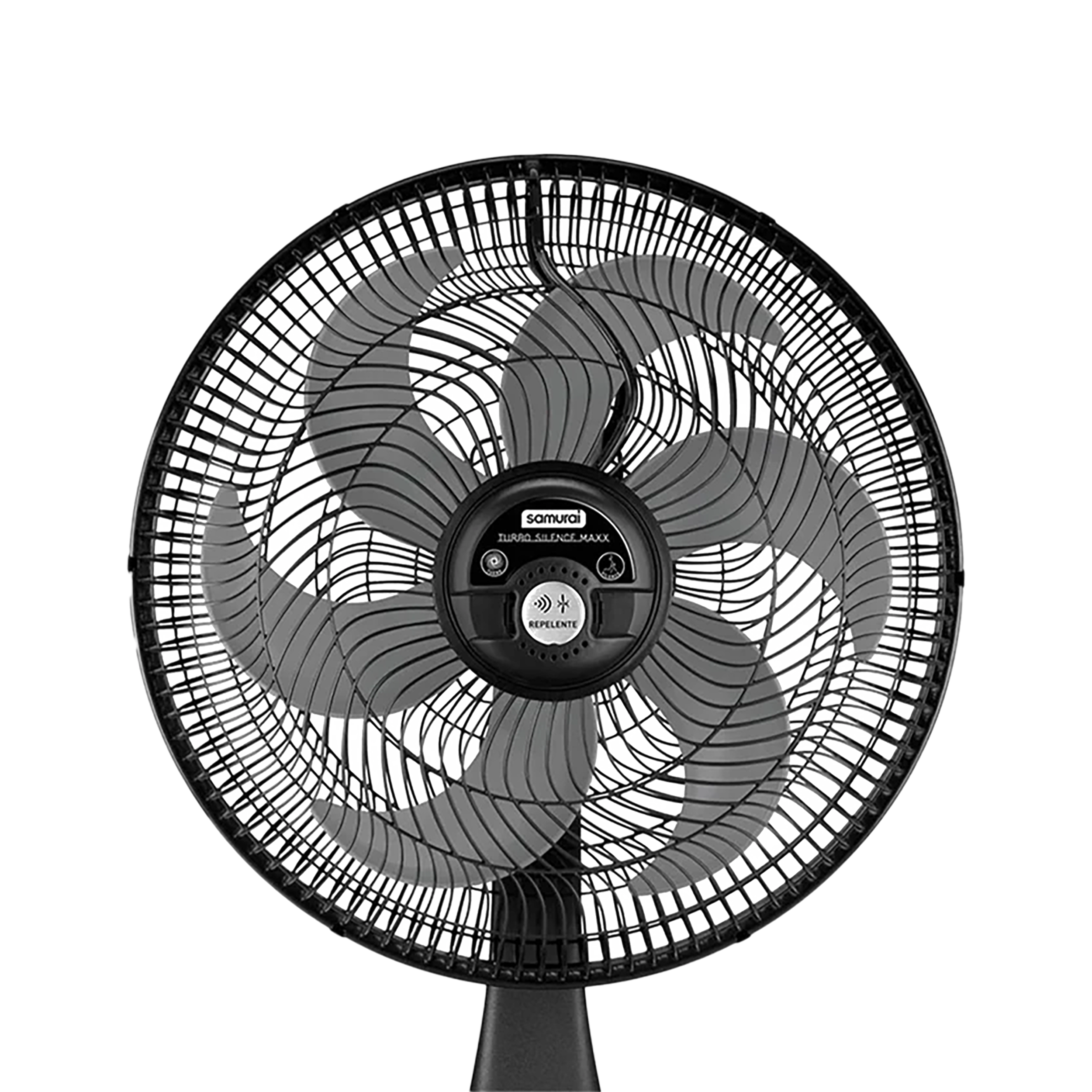 Ventilador Samurai Turbo Silence Maxx 3 en 1, 3 Velocidades, Negro