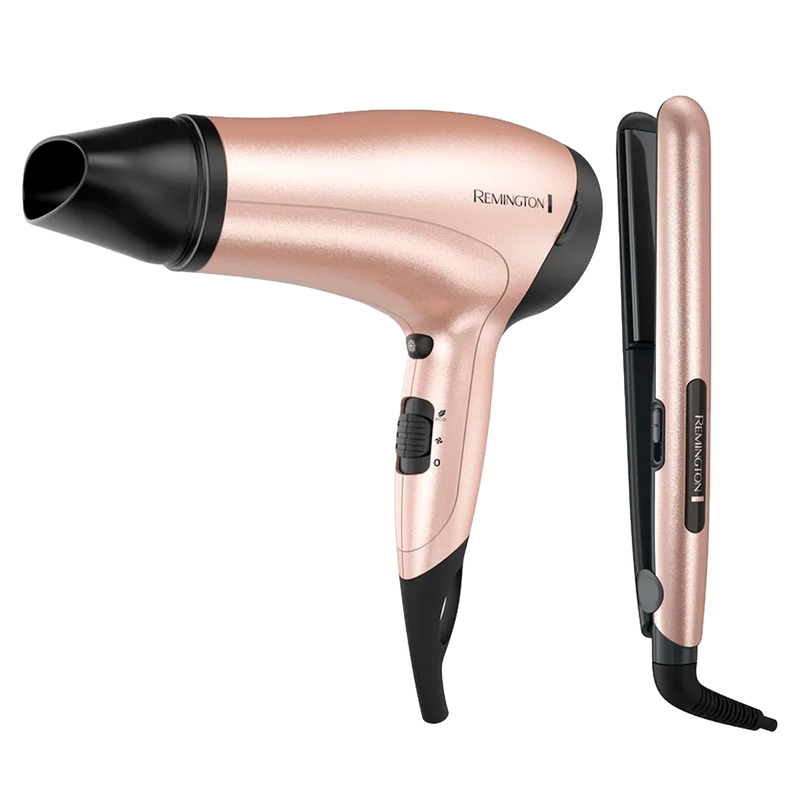 PLANCHA REMINGTON+SECADOR ROSE GOLD