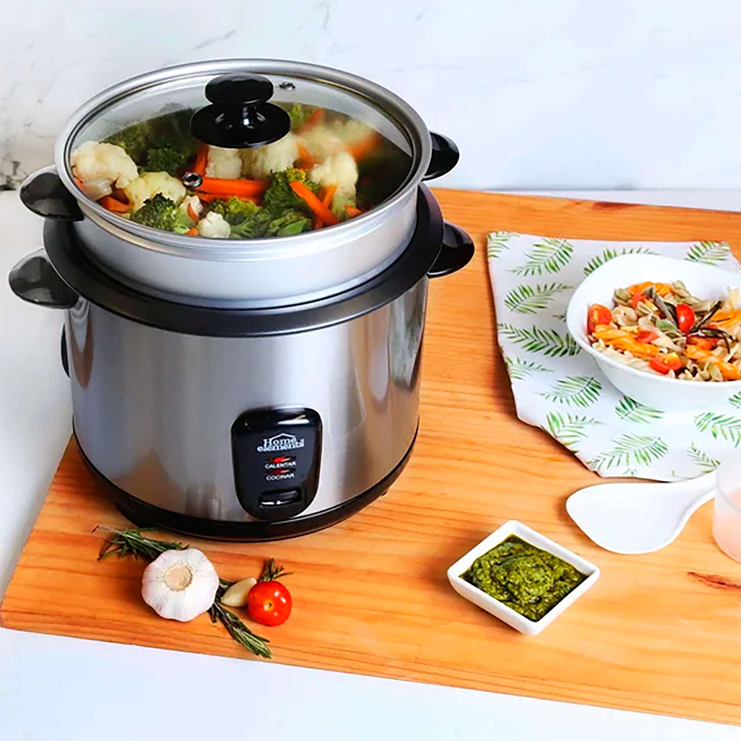 OLLA ARROCERA 18L ACERO INOX C/VAPORERA