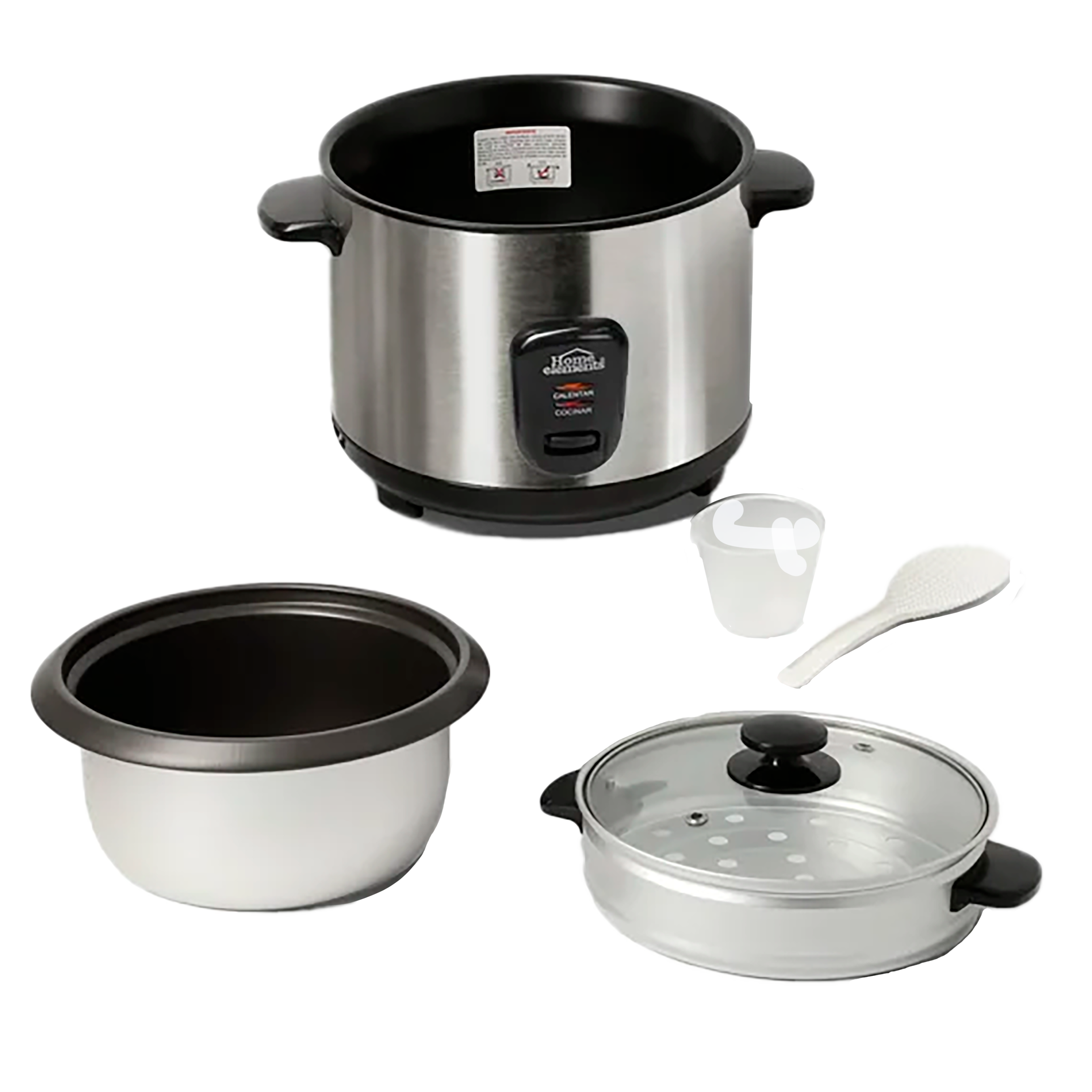 OLLA ARROCERA 18L ACERO INOX C/VAPORERA