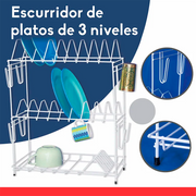 ESCURRIDOR DE MESA 3 NIVELES COALAMBRES